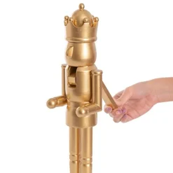 Gold Solid Nutcracker - 40Cm