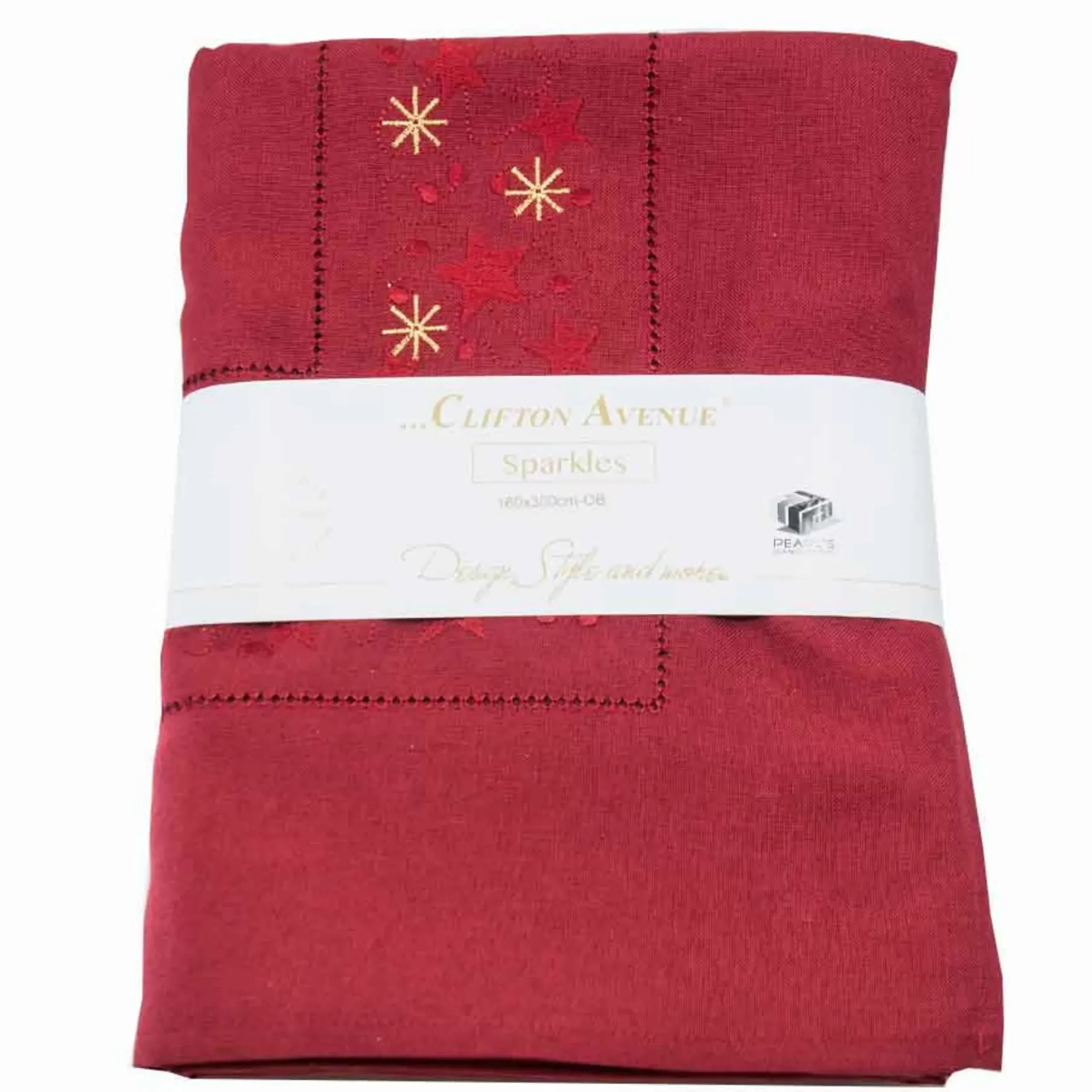 Gold Sparkles Tablecloth - 300Cm
