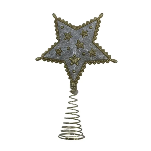 Gold Star Tree Topper - 18Cm