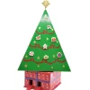 Green Christmas Tree Advent Calendar With Ornaments - 54Cm