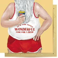 Greeting Card Time For A Beer - 14Cm