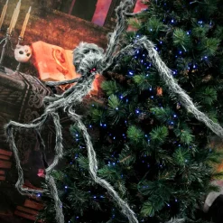 Grey Hairy Halloween Spider - 230Cm