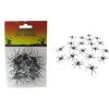 Halloween Bag Of Black Spiders (Pack Of 20)