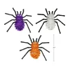 Halloween Tinsel Spider Hanging Decoration (3 Colours) - 33Cm