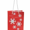 Happy Holidays Red Gift Bag - 12Cm