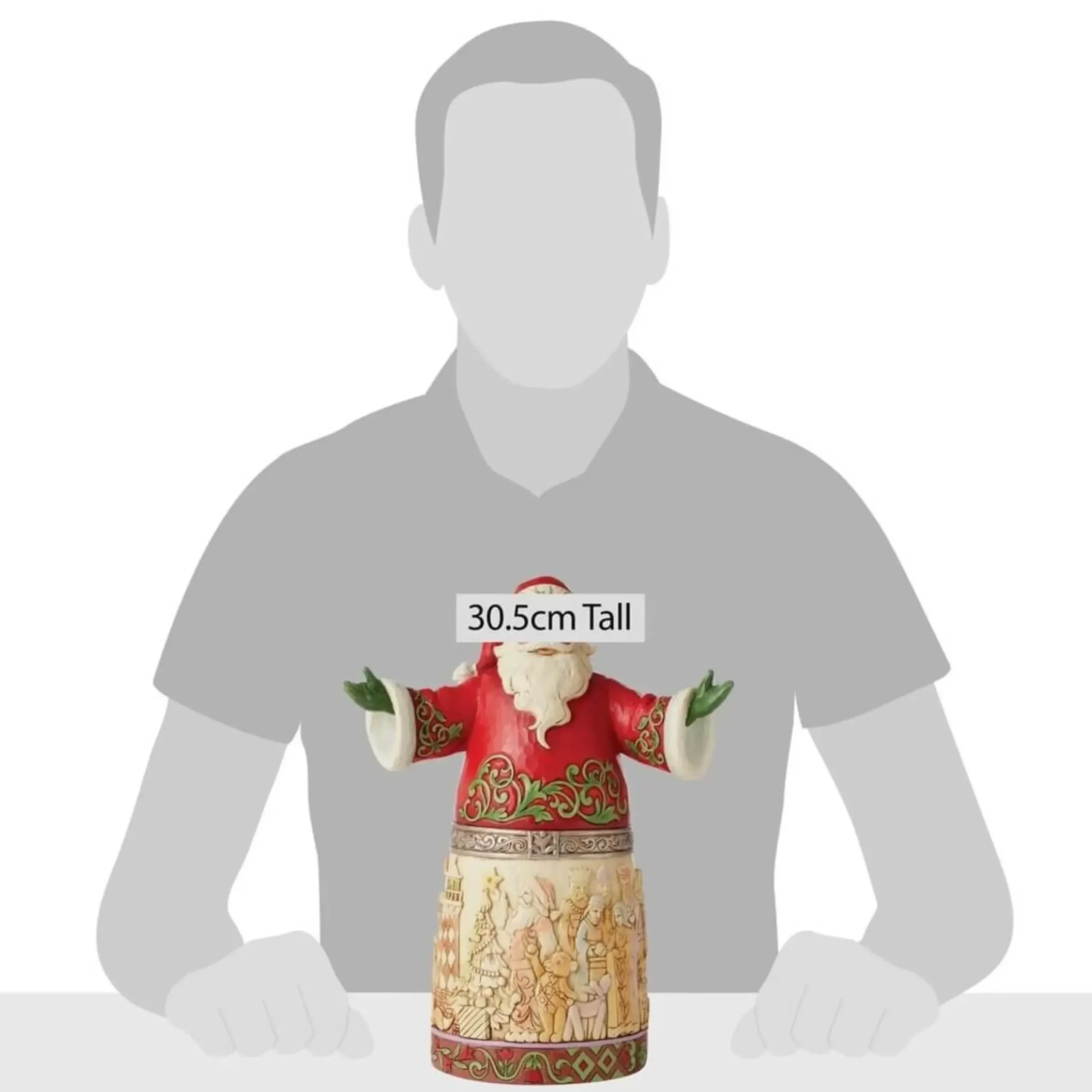 Jim Shore Santa Through The Years 20Th Anniversary - 31Cm