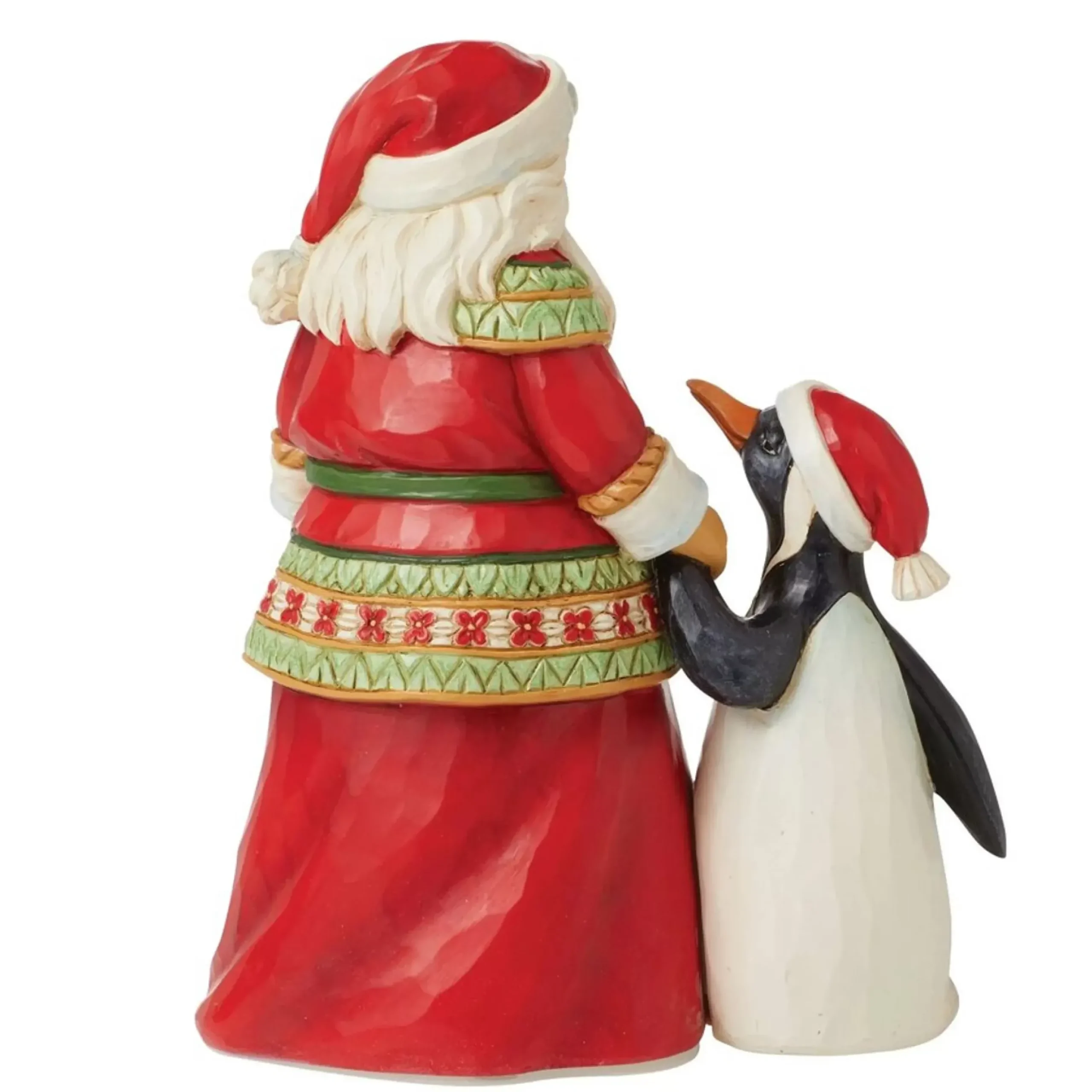 Jim Shore Santa With Penguin - 13Cm