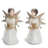 Katherines Celestial Angel Candle Holder (Set Of 2) - 24Cm