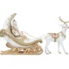 Katherines Celestial Moon Sleigh With Reindeer - 41Cm