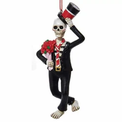 Kurt Adler Day Of The Dead Bride & Groom Ornaments (2 Designs) - 12Cm