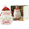 Ladelle Joyful Christmas Santa Cookie Jar - 24.5Cm