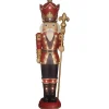 Large Red Gold Resin Nutcracker - 152Cm