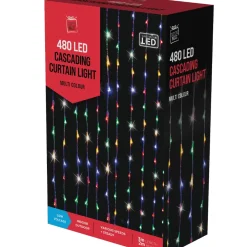 Led Cascading Curtain Multi Colour - 3 X 2M