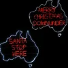 Led Ropelight Australian Christmas Map - 109Cm