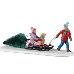 Lemax Bringing Home Our Tree - 5.5Cm