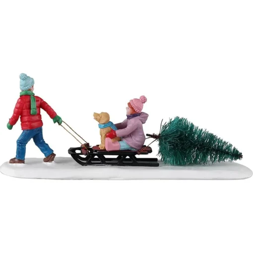 Lemax Bringing Home Our Tree - 5.5Cm