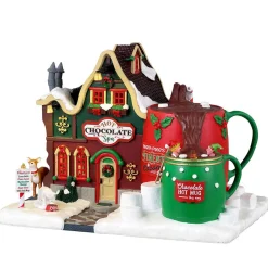 Lemax Hot Chocolate Spa - 23.5Cm