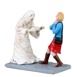 Lemax Spookytown Scared Tenant