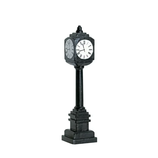 Lemax Street Clock