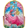 Loungefly Sleeping Beauty Stained Glass Mini Backpack - 30Cm