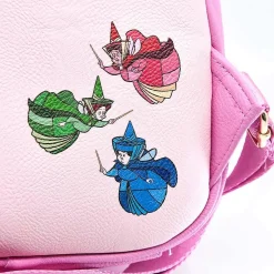 Loungefly Sleeping Beauty Stained Glass Mini Backpack - 30Cm