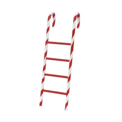Mark Roberts Red White Candy Stripe Ladder - 60Cm