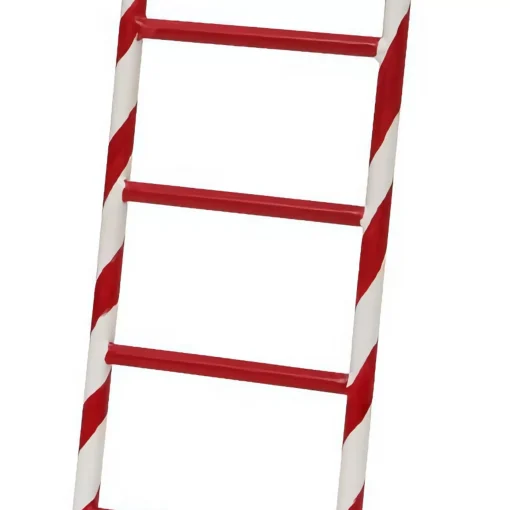 Mark Roberts Red White Candy Stripe Ladder - 60Cm