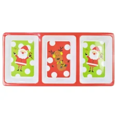 Melamine Divided Platter - 35Cm