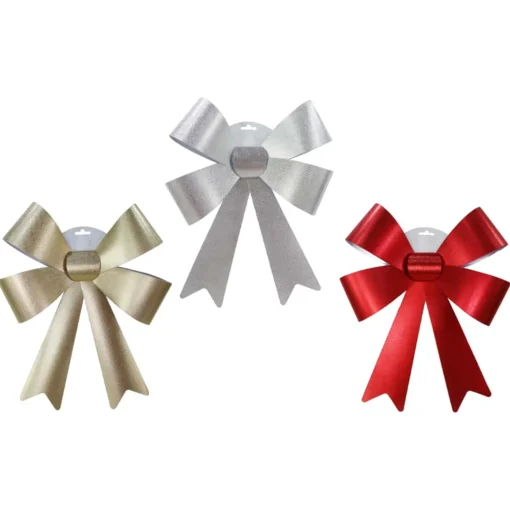 Metallic Bow (3 Colours) - 43Cm