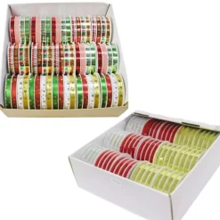 Metallic Christmas Wrapping Ribbon (14 Styles) - 4M