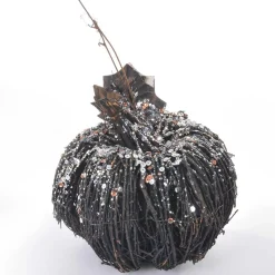 Metallic Glitter Pumpkin - Large