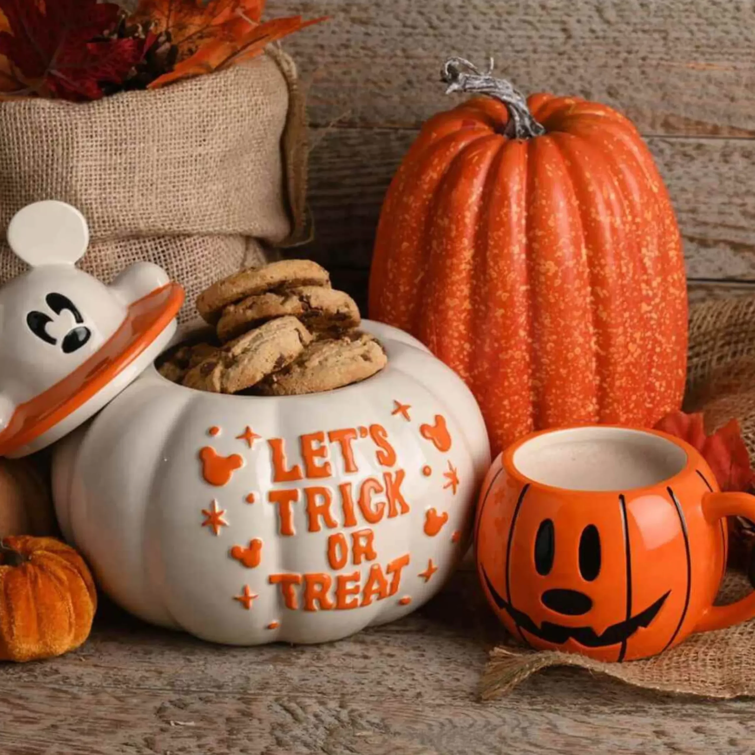 Mickey Mouse Ghost Treat Jar - 20Cm