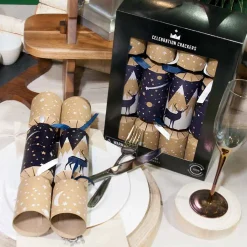 Midnight Mountains Christmas Crackers (Pack Of 8) - 30Cm