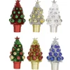 Mini Tinsel Christmas Tree In Pot - 16Cm