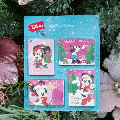 Minnie Mouse Gift Tags (Pack Of 24) - 8Cm