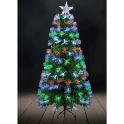Multi Colour Led Fibre Optic Tree With Chasing Effect - 150Cm