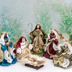 Nativity Set Multicoloured(Set Of 6) - 17Cm