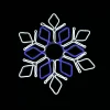 Neon Flex Light Snowflake Blue And White - 60Cm