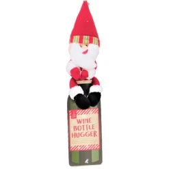 Plush Christmas Wine Bottle Hugger