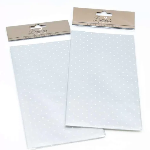 Polka Dot Tissue Paper (3 Sheets) - 70Cm