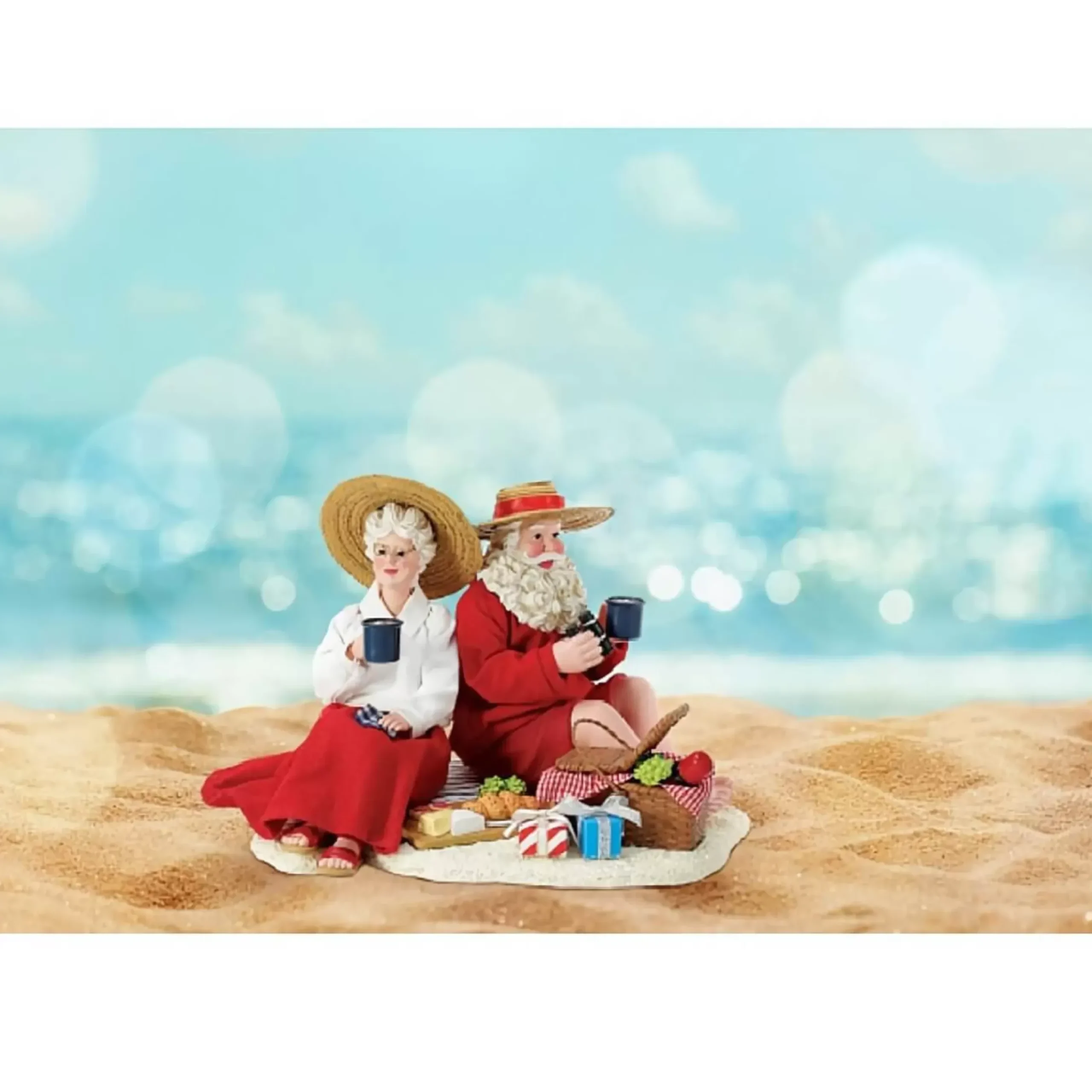 Possible Dreams Santa Claus And Mrs. Claus Life Is A Picnic - 20Cm