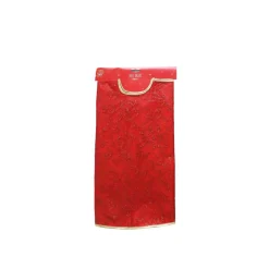 Red Glitter Organza Tree Skirt (3 Styles) - 100Cm