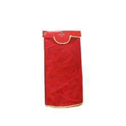 Red Glitter Organza Tree Skirt (3 Styles) - 100Cm