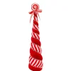 Red White Candy Swirl Cone Tree - 50Cm