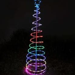 Rgb Spiral Christmas Tree - 1.8M