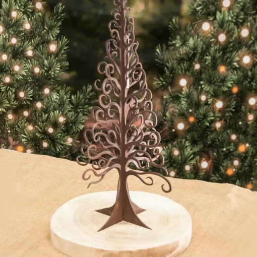 Rustic Metal Christmas Tree - 50Cm