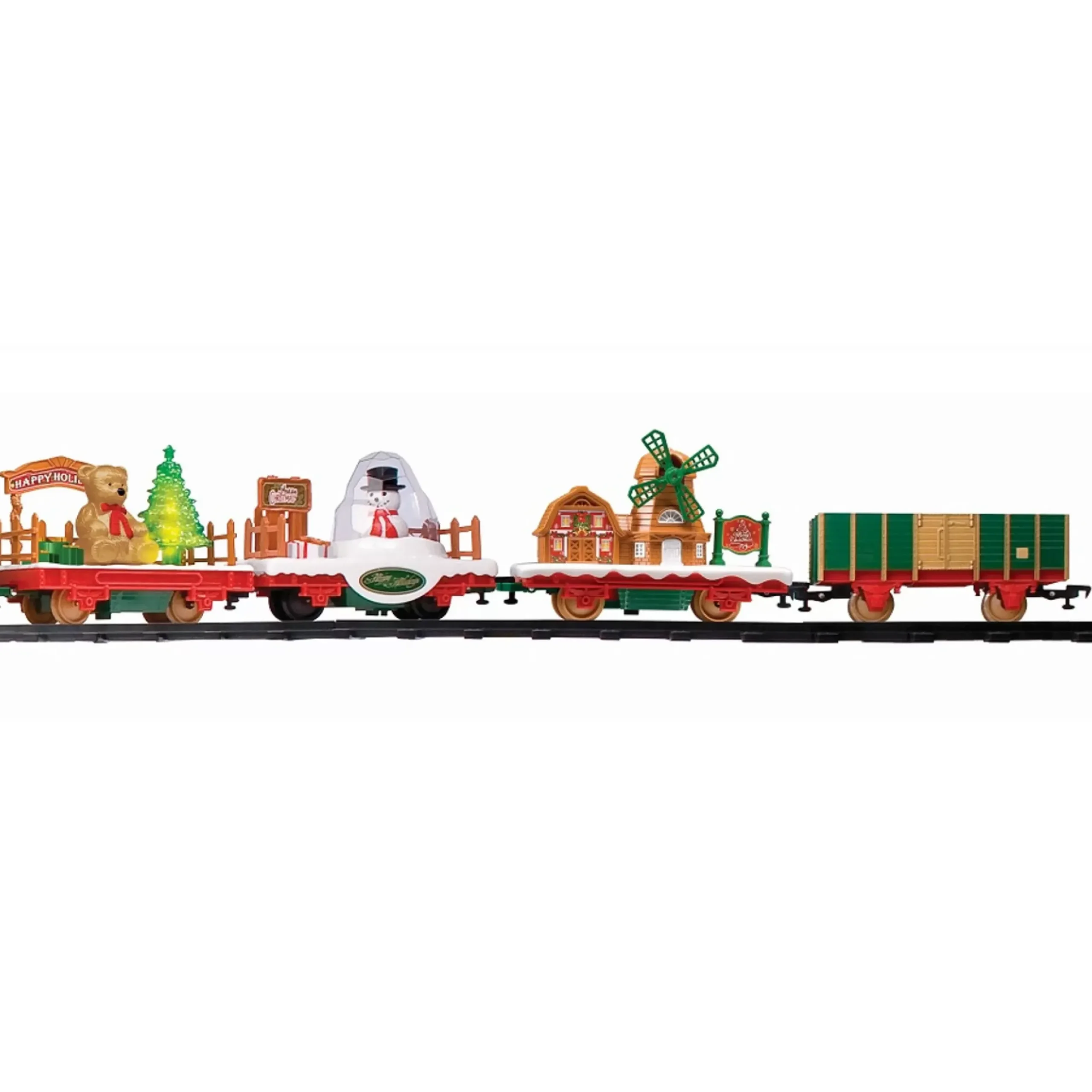 Santa Express Light Up Christmas Train Set (7 Carriage) - (Duplicate Imported From Bigcommerce)