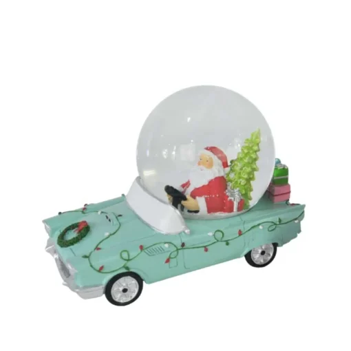 Santa In Convertible Waterball - 10Cm