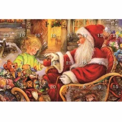 Santa In House Mini Advent Calendar