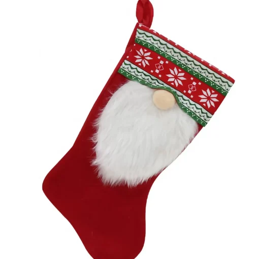 Santa Stocking Mix (3 Styles) - 47Cm